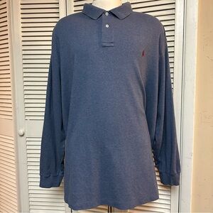 POLO BY RALPH LAUREN Size XXL TALL Blue Long Sleeve